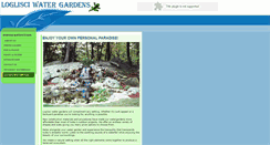 Desktop Screenshot of loglisciwatergardens.com