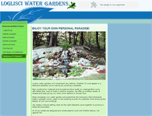 Tablet Screenshot of loglisciwatergardens.com
